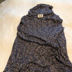 PPLA clothing woman’s sweater with hood- gently used Size Small.